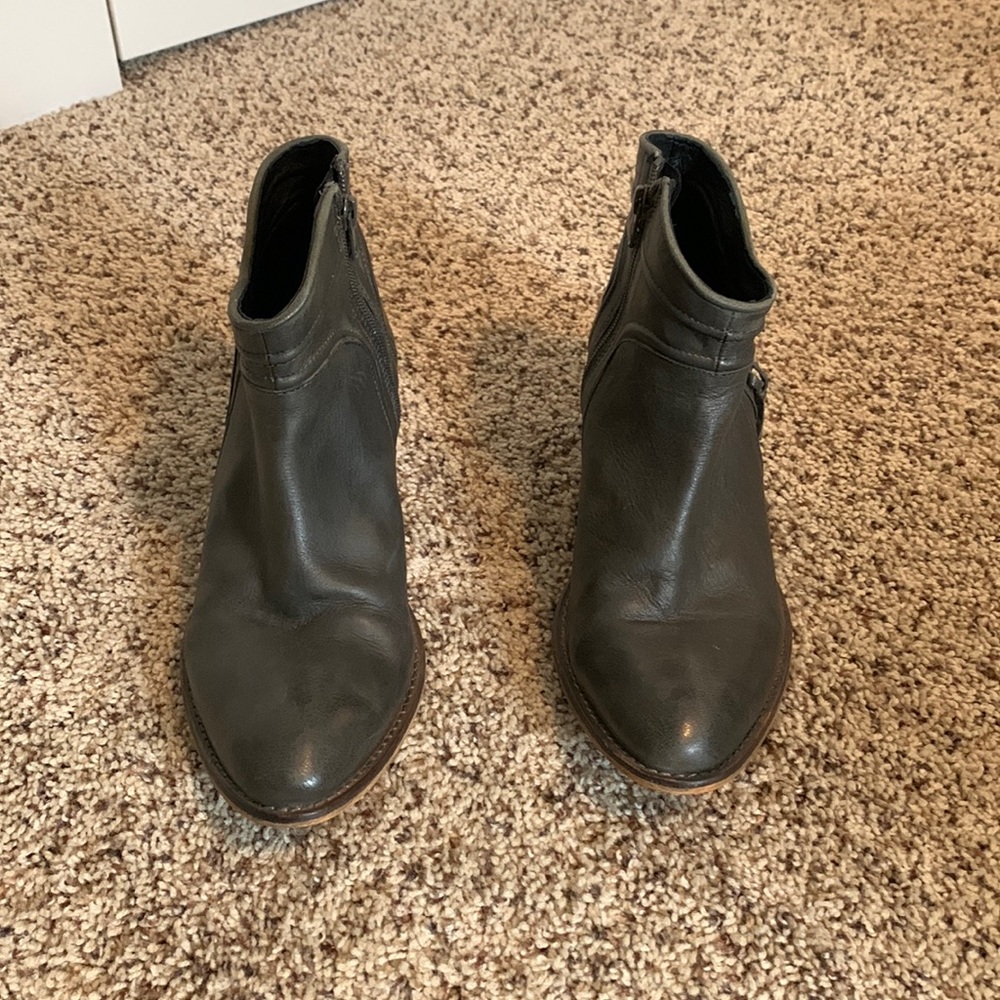 Ankle boots (Rebel) - Greenish/Gray color